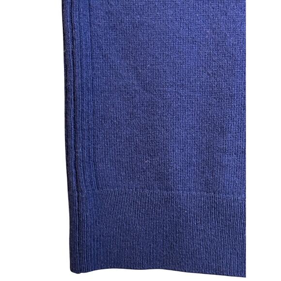 Thakoon Wool Sweater Mini Dress Women's Sz S Midnight Navy Blue Crewneck Preppy - Picture 8 of 16